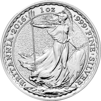 Silver Great Britain Britannia 1 oz. Gem/BU