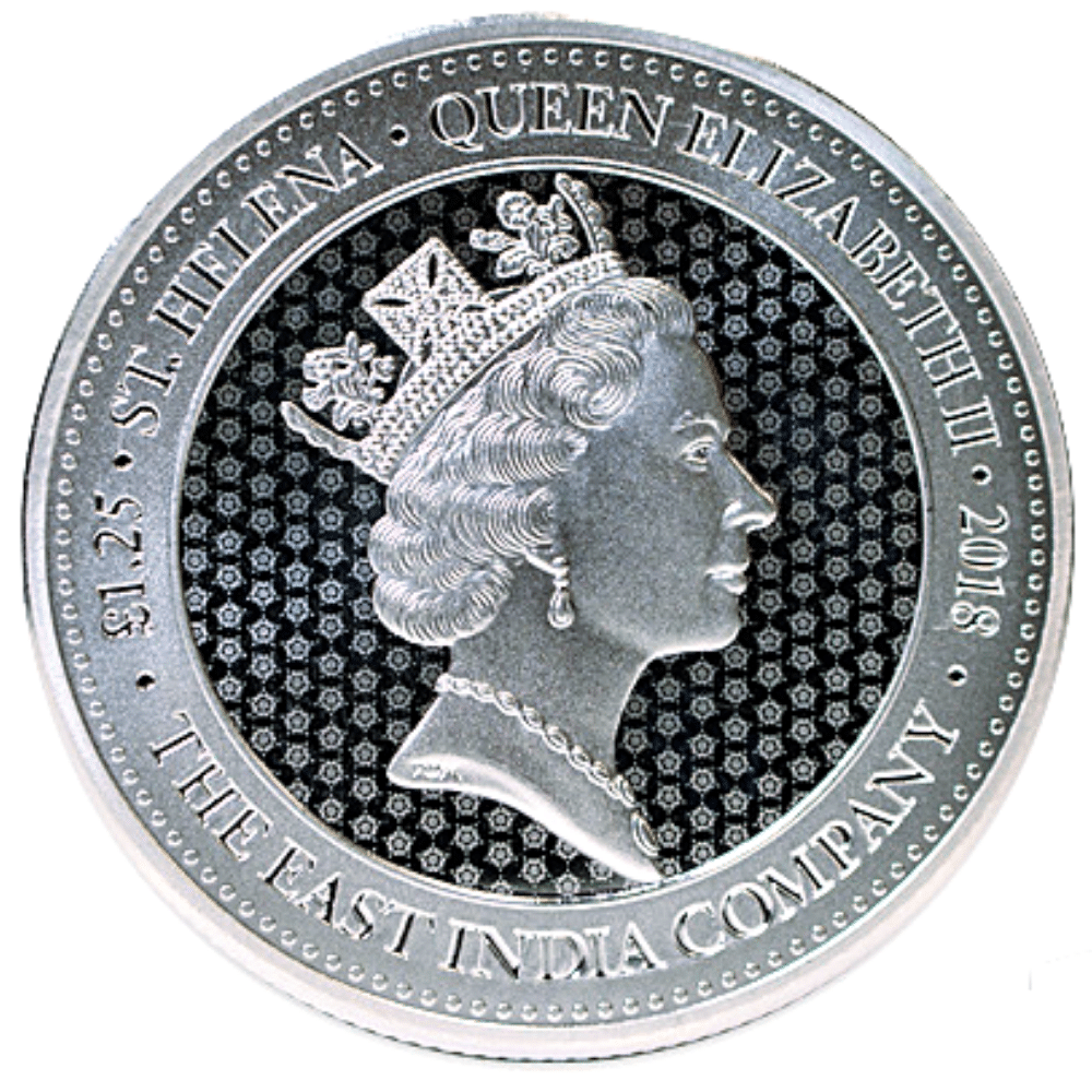 Silver Great Britain โRose Crownโ Guinea 1-1/4 Ounce Coin