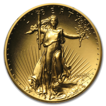 Gold American Ultra High Relief Double Eagle 1 oz. 2009 (w/ Box and COA)