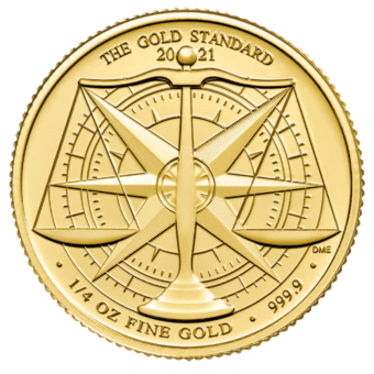 Gold British Royal Mint Gold Standard 1/4 oz. Gem/BU