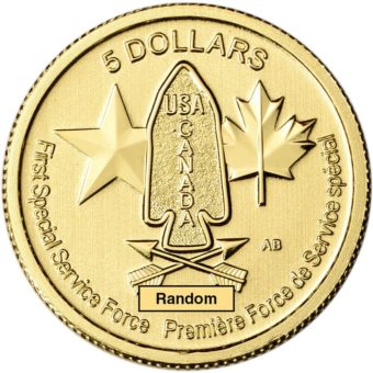 Gold Canadian Devil's Brigade 1/10 oz. Gem/BU (Random Year)