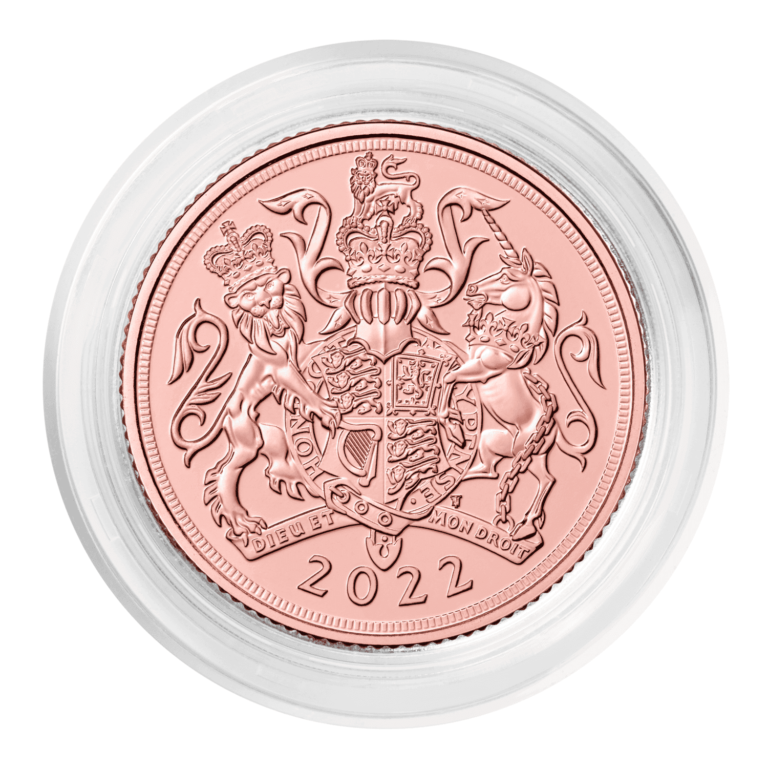 Gold British Sovereign Queen Elizabeth II 2022 Gem/BU - Image 3