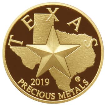 Gold Texas Round 1 oz. (Random Year)
