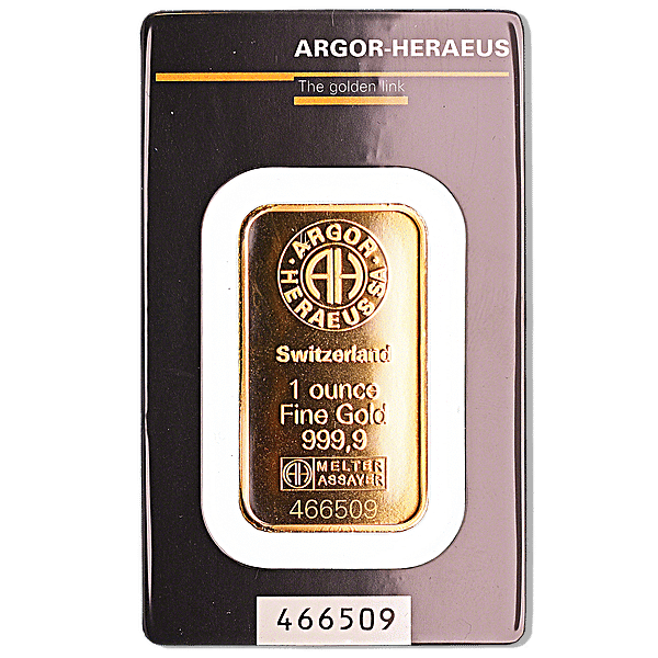 Argor-Heraeus Gold Bar - 1 oz - Image 2
