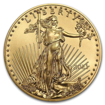 Gold American Eagle 1/10 oz. Gem/BU (Random Year) (Type 1)