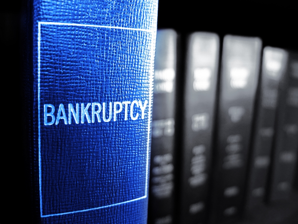 Bankruptcy,Book,On,Shelf,In,Libarary,For,Learning,And,Finances