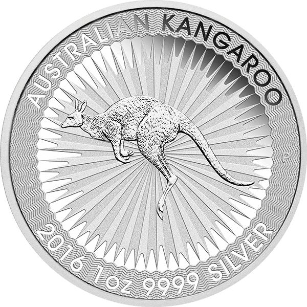 Silver Australian Kangaroo 1 oz. Gem/BU