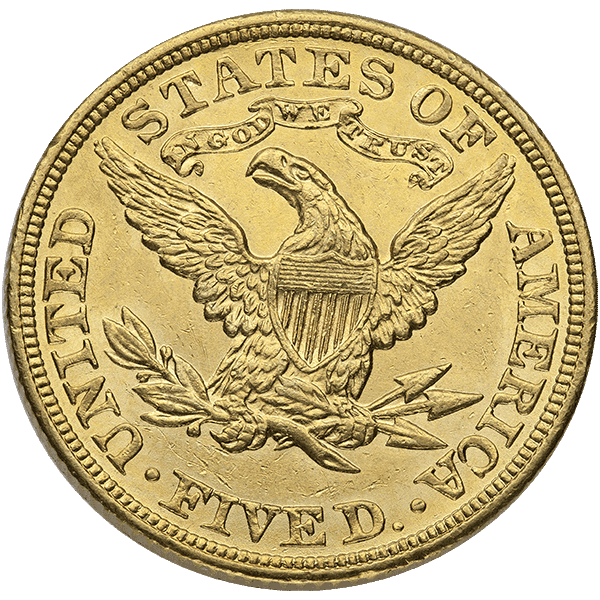 five dollar liberty half eagle